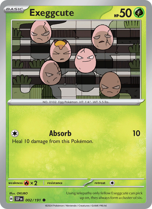 Exeggcute - Surging Sparks 002/191