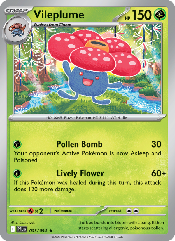 Vileplume - Phantasmal Flames 003/94