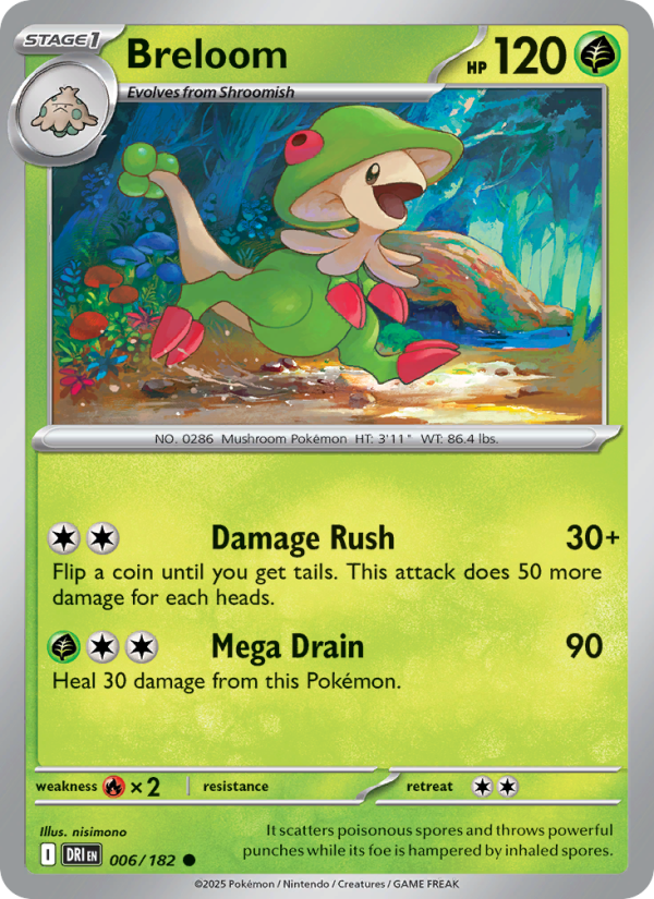Breloom - Destined Rivals 006/182