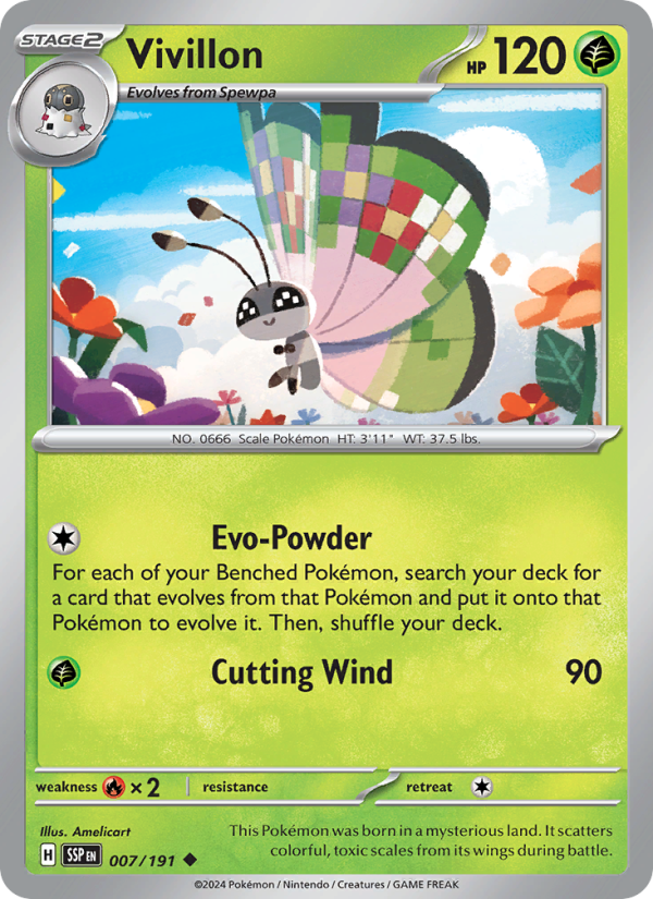 Vivillon - Surging Sparks 007/191