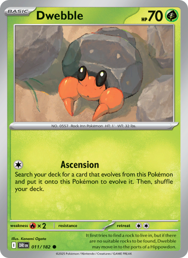 Dwebble - Destined Rivals 011/182