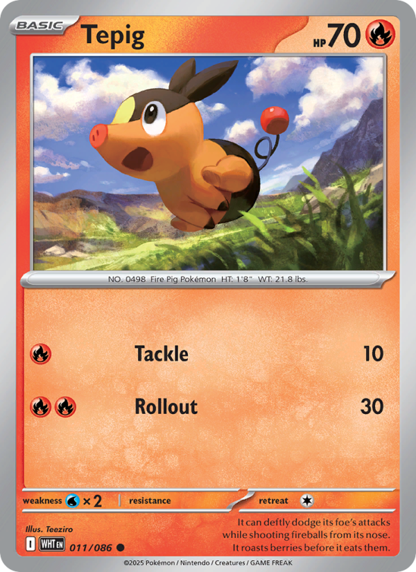 Tepig - White Flare 011/86