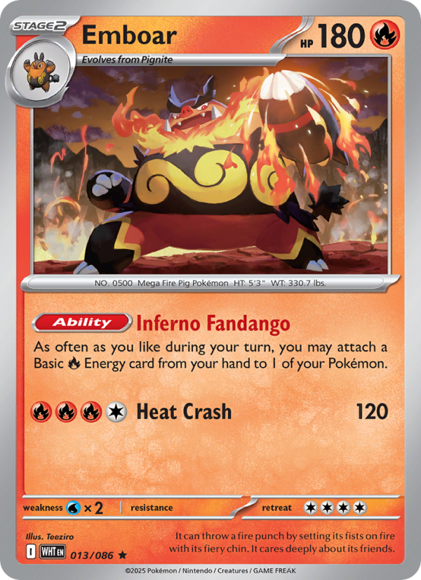 Emboar - White Flare 013/86