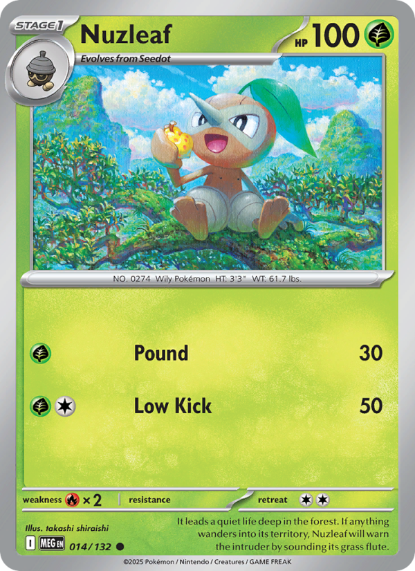 Nuzleaf - Mega Evolution 014/132