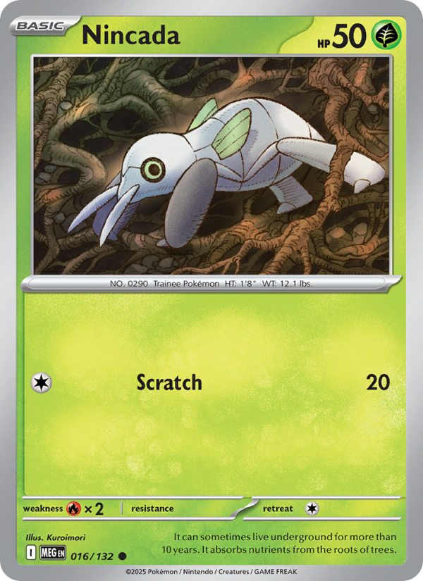Nincada - Mega Evolution 016/132