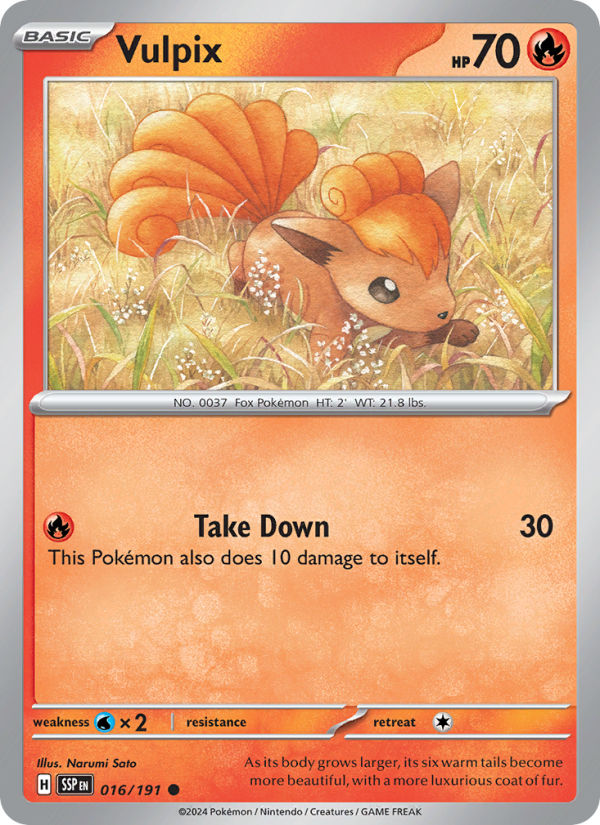 Vulpix - Surging Sparks 016/191