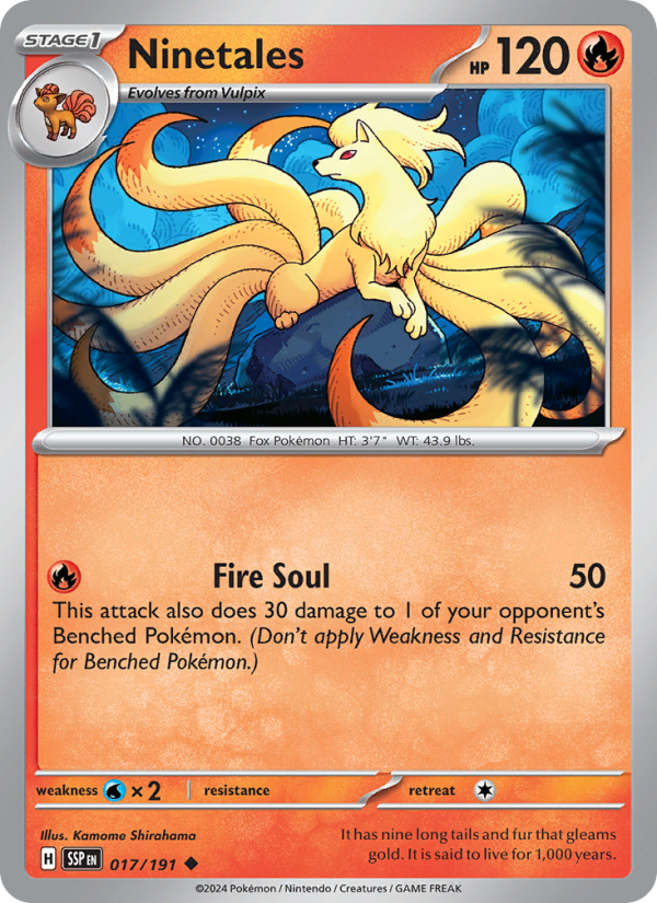 Ninetales - Surging Sparks 017/191