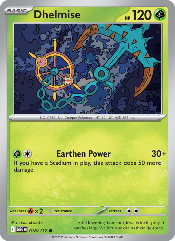 Dhelmise - Mega Evolution 018/132