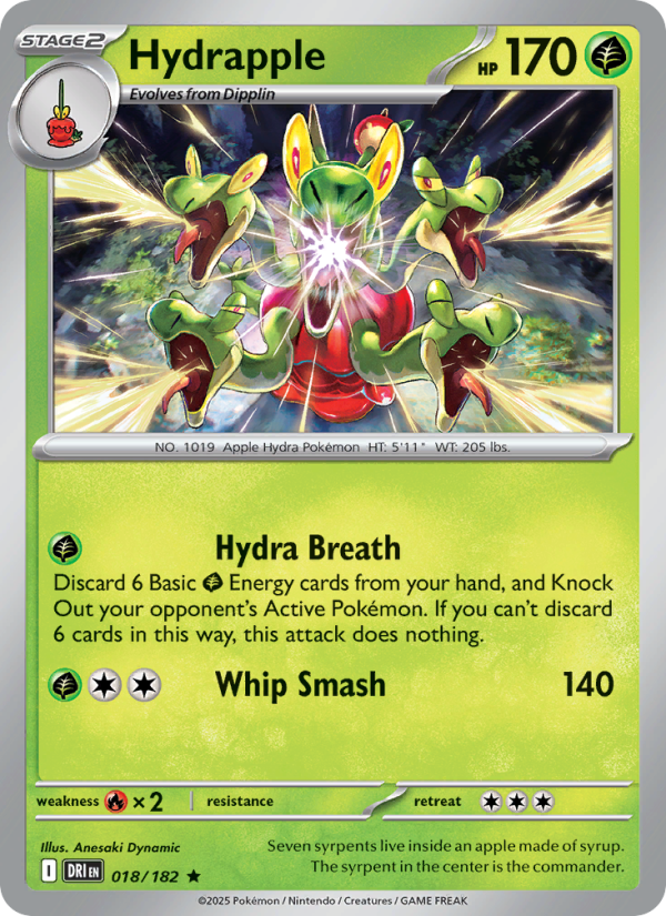 Hydrapple - Destined Rivals 018/182