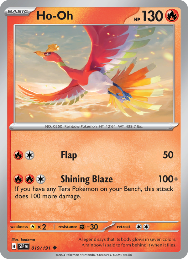 Ho-Oh - Surging Sparks 019/191