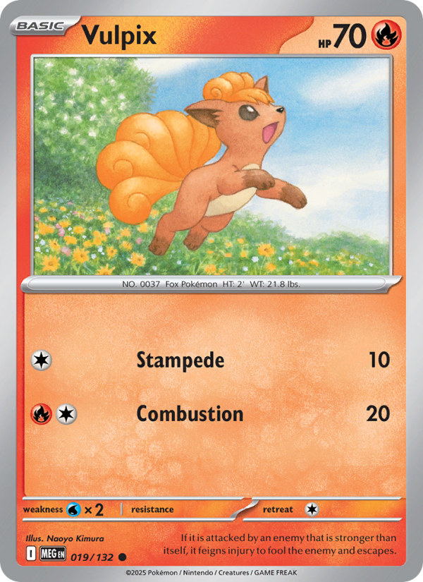 Vulpix - Mega Evolution 019/132