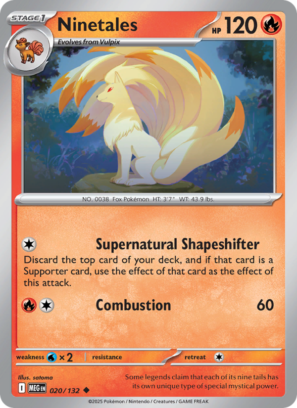 Ninetales - Mega Evolution 020/132