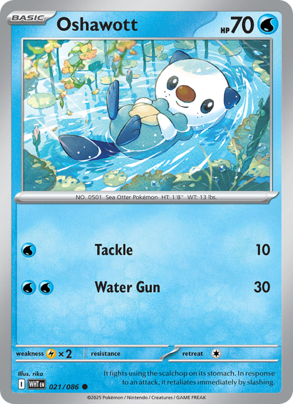 Oshawott - White Flare 021/86