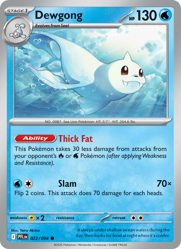 Dewgong - Phantasmal Flames 022/94