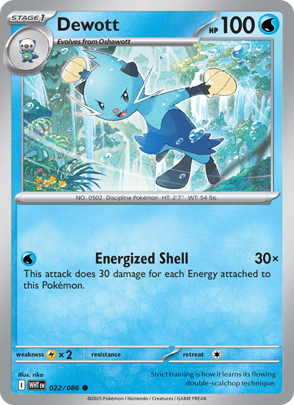 Dewott - White Flare 022/86