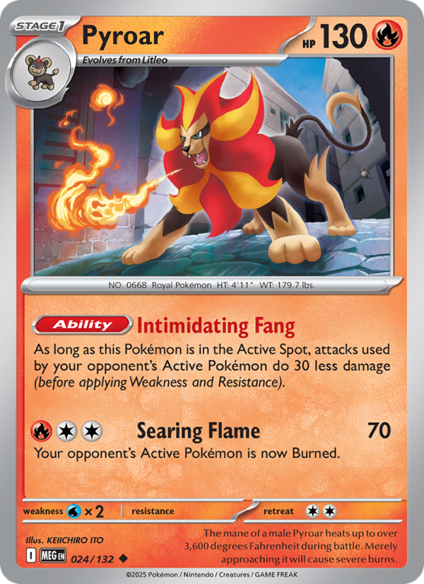 Pyroar - Mega Evolution 024/132