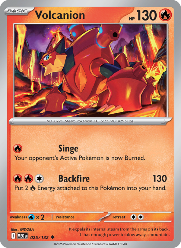 Volcanion - Mega Evolution 025/132