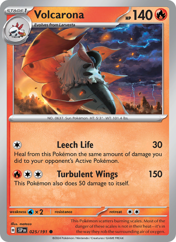 Volcarona - Surging Sparks 025/191