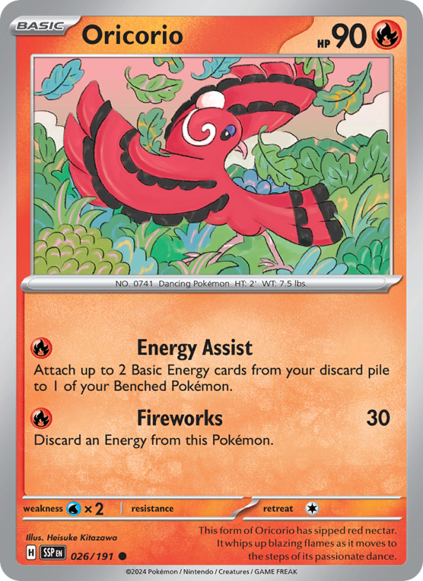 Oricorio - Surging Sparks 026/191