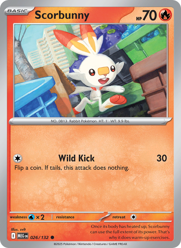 Scorbunny - Mega Evolution 026/132