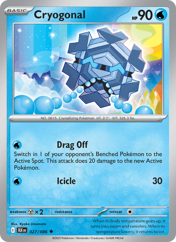 Cryogonal - Black Bolt 027/86
