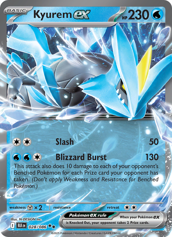 Kyurem ex - Black Bolt 028/86