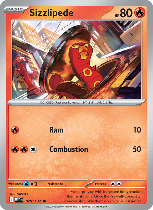 Sizzlipede - Mega Evolution 029/132
