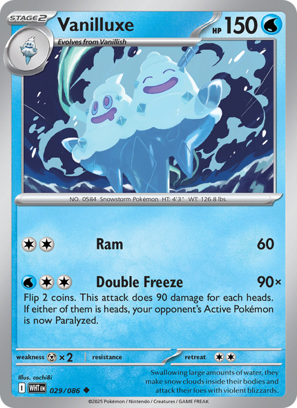 Vanilluxe - White Flare 029/86