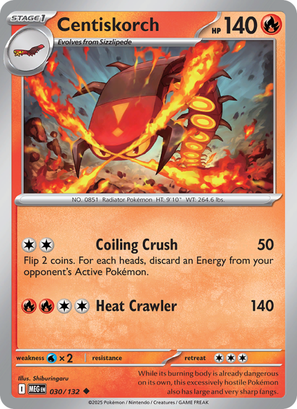 Centiskorch - Mega Evolution 030/132