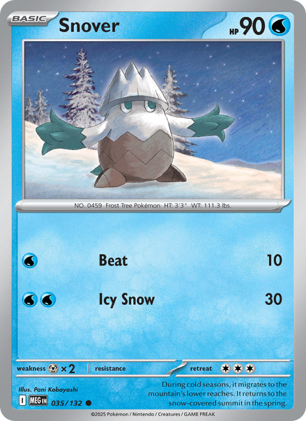 Snover - Mega Evolution 035/132
