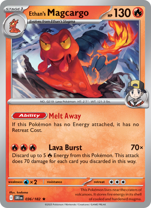 Ethan's Magcargo - Destined Rivals 036/182