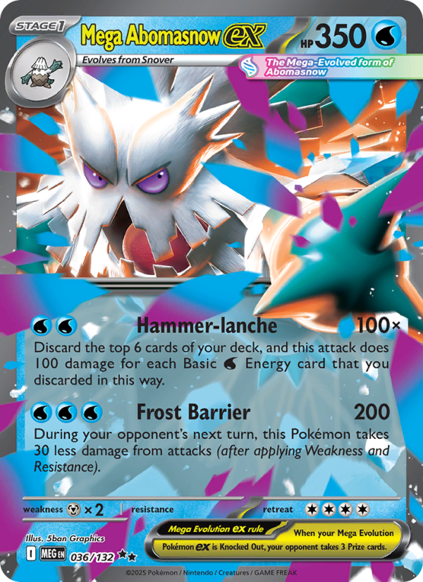 Mega Abomasnow ex - Mega Evolution 036/132