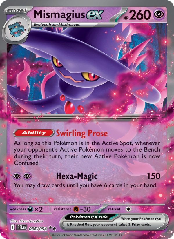 Mismagius ex - Phantasmal Flames 036/94