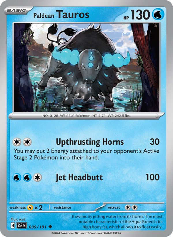 Paldean Tauros - Surging Sparks 039/191
