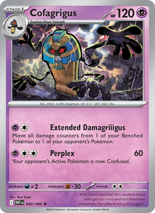 Cofagrigus - White Flare 040/86