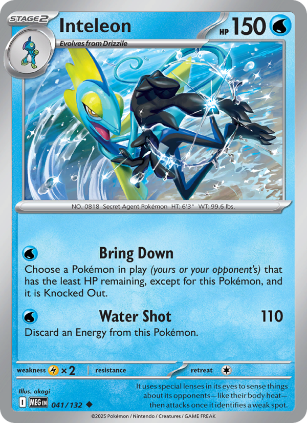 Inteleon - Mega Evolution 041/132