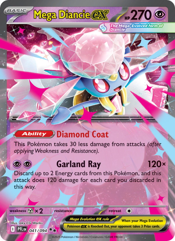 Mega Diancie ex - Phantasmal Flames 041/94