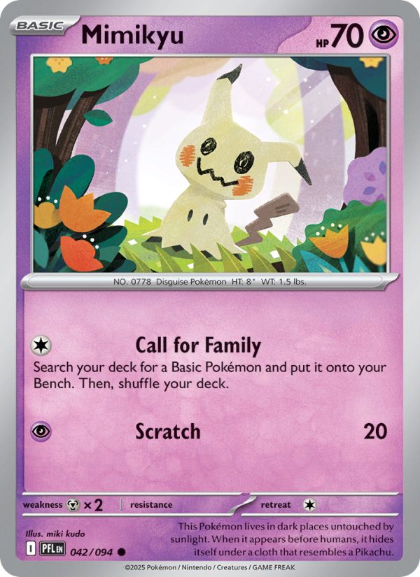 Mimikyu - Phantasmal Flames 042/94