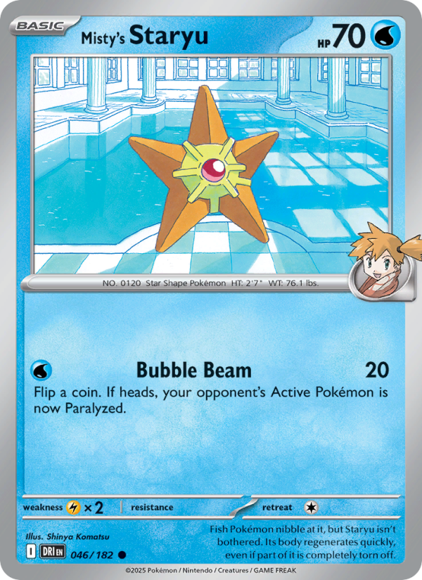 Misty's Staryu - Destined Rivals 046/182