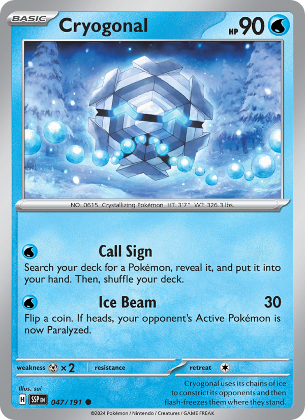 Cryogonal - Surging Sparks 047/191