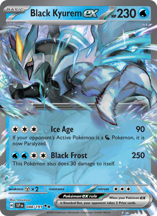 Black Kyurem ex - Surging Sparks 048/191