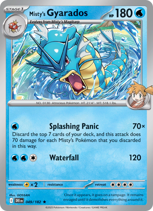 Misty's Gyarados - Destined Rivals 049/182