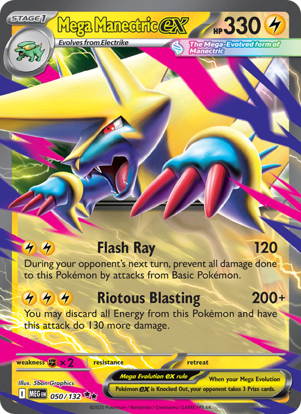 Mega Manectric ex - Mega Evolution 050/132