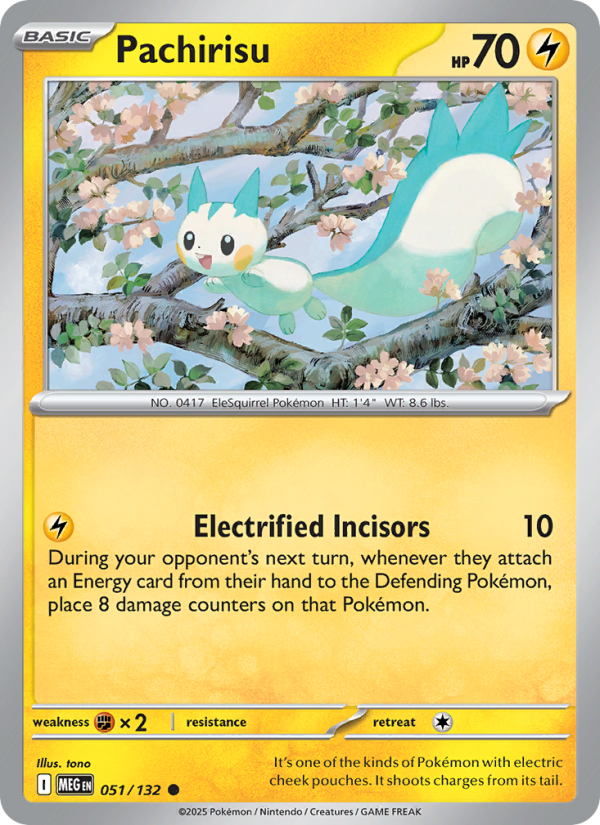 Pachirisu - Mega Evolution 051/132