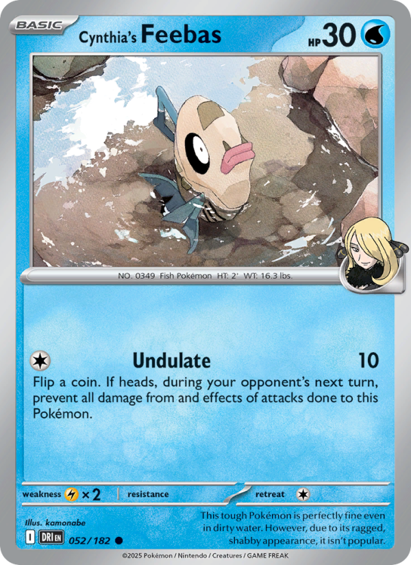 Cynthia's Feebas - Destined Rivals 052/182