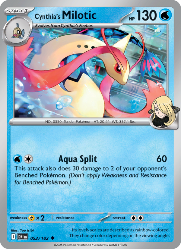 Cynthia's Milotic - Destined Rivals 053/182