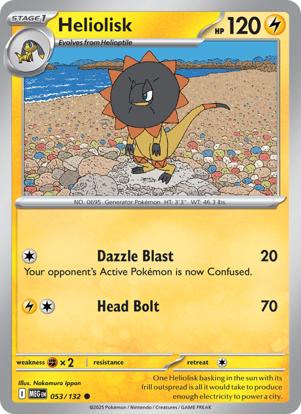 Heliolisk - Mega Evolution 053/132
