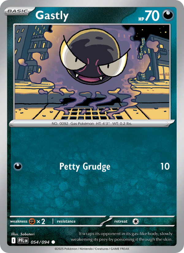 Gastly - Phantasmal Flames 054/94