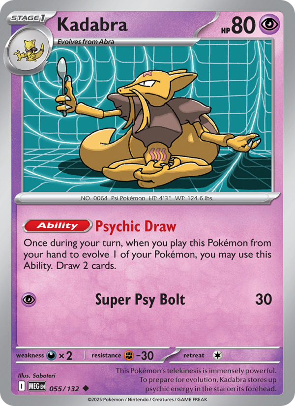Kadabra - Mega Evolution 055/132