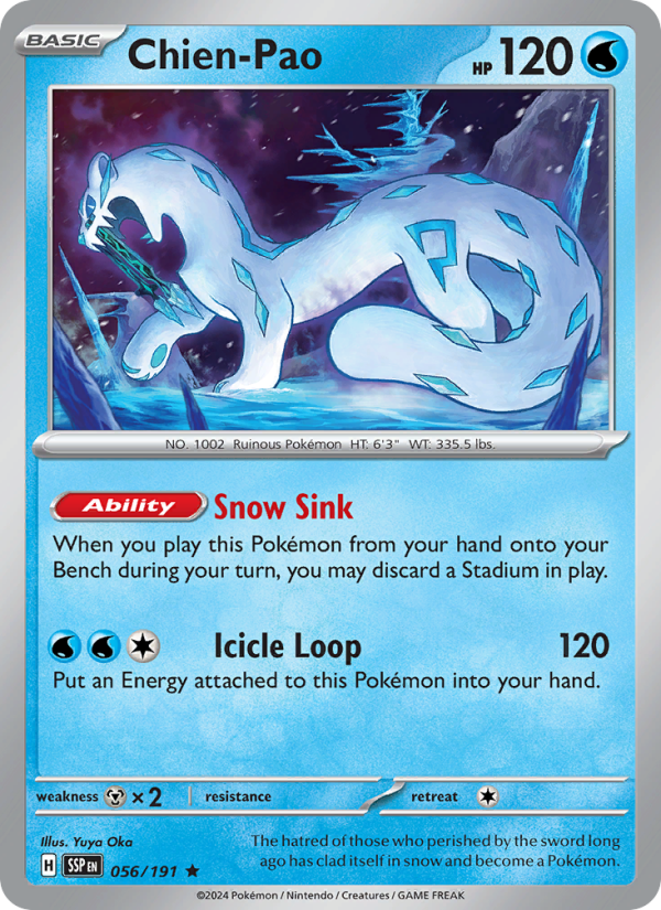 Chien-Pao - Surging Sparks 056/191